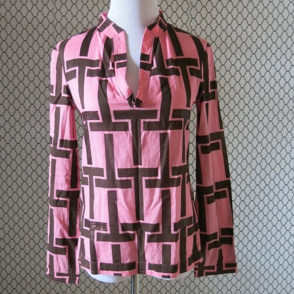 Tory Burch Tops - TORY BURCH Sequin Cotton Tunic Top Blouse - Size 0